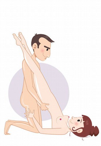 Shoulder Standing pose in the Kama Sutra.